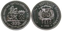 Dominikanische Republik - Dominican Republic - 1986 - 1 Peso  unc