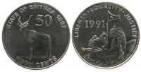 Eritrea - 1997 - 50 Cents  unc