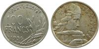 Frankreich - France - 1956 - 100 Francs  ss-vz
