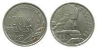 Frankreich - France - 1957 - 100 Francs  vz