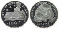 Frankreich - France - 1991 - 100 Francs / 15 Ecus  pp