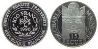 Frankreich - France - 1990 - 100 Francs / 15 Ecus  pp