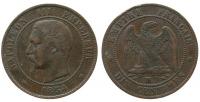 Frankreich - France - 1854 - 10 Centimes  ss