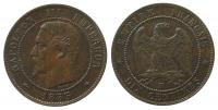 Frankreich - France - 1855 - 10 Centimes  vz