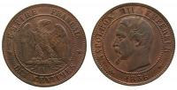 Frankreich - France - 1856 - 10 Centimes  vz