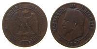 Frankreich - France - 1861 - 10 Centimes  schön