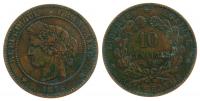 Frankreich - France - 1876 - 10 Centimes  ss
