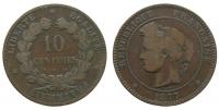 Frankreich - France - 1877 - 10 Centimes schön
