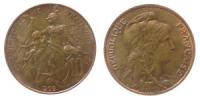 Frankreich - France - 1900 - 10 Centimes  vz-unc