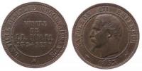 Frankreich - France - 1853 - 10 Centimes  vz+
