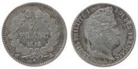 Frankreich - France - 1842 - 1/4 Franc  vz