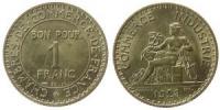 Frankreich - France - 1923 - 1 Franc  unc