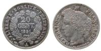Frankreich - France - 1851 - 20 Centimes  vz+