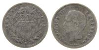Frankreich - France - 1853 - 20 Centimes  schön