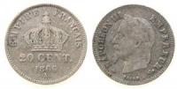 Frankreich - France - 1866 - 20 Centimes  schön