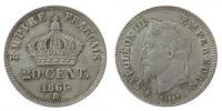 Frankreich - France - 1866 - 20 Centimes  fast vz
