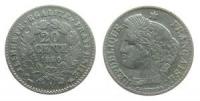Frankreich - France - 1850 - 20 Centimes  ss