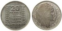 Frankreich - France - 1933 - 20 Francs  vz