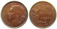 Frankreich - France - 1950 - 20 Francs  ss
