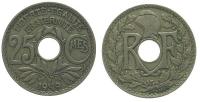 Frankreich - France - 1919 - 25 Centimes  ss