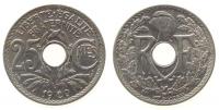 Frankreich - France - 1920 - 25 Centimes  vz