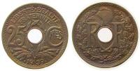 Frankreich - France - 1939 - 25 Centimes  unc