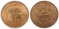 Frankreich - France - 1902 - 2 Centimes  vz-unc