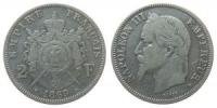 Frankreich - France - 1869 - 2 Francs  fast ss