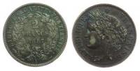 Frankreich - France - 1887 - 2 Francs  stgl-