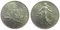 Frankreich - France - 1914 - 2 Francs  unc