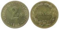 Frankreich - France - 1944 - 2 Franc  vz-unc