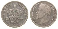 Frankreich - France - 1867 - 50 Centimes  fast ss