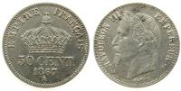 Frankreich - France - 1867 - 50 Centimes  ss