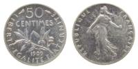 Frankreich - France - 1909 - 50 Centimes  ss