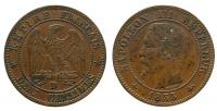 Frankreich - France - 1855 - 5 Centimes  s-ss