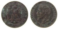 Frankreich - France - 1863 - 5 Centimes  schön