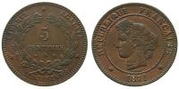 Frankreich - France - 1871 - 5 Centimes  ss-vz
