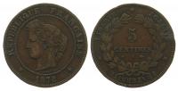 Frankreich - France - 1878 - 5 Centimes  ss