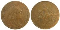 Frankreich - France - 1899 - 5 Centimes  vz