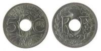 Frankreich - France - 1920 - 5 Centimes  vz-unc