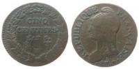 Frankreich - France - 1795-1799 An 5 - 5 Centimes  schön