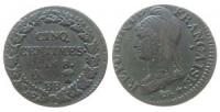 Frankreich - France - 1795-1804 An 8 - 5 Centimes  ss
