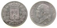 Frankreich - France - 1824 - 5 Francs  ss+