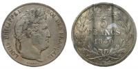 Frankreich - France - 1840 - 5 Francs  fast ss
