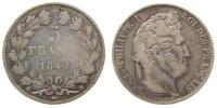 Frankreich - France - 1844 - 5 Francs  fast ss