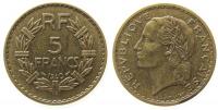 Frankreich - France - 1940 - 5 Francs  ss-vz