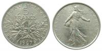 Frankreich - France - 1967 - 5 Francs  vz
