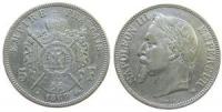 Frankreich - France - 1869 - 5 Francs  fast vz