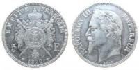 Frankreich - France - 1870 - 5 Francs  ss+