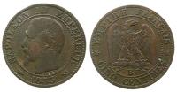 Frankreich - France - 1853 - 5 Centimes  ss